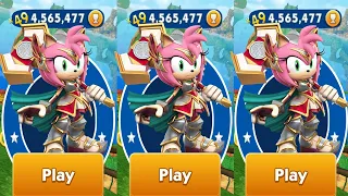 Sonic Dash - Paladin Amy Unlocked New Character Update - All 57 Characters Characters Unlocked