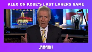 Jeopardy! Alex Trebek on Kobe's Last Lakers Game | JEOPARDY!