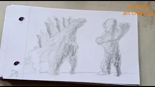 godzilla vs kong flipbook