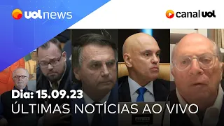🔴 STF e 8/1: Reale Jr. analisa condenações; Bolsonaro, operação em Salvador e mais | UOL News