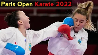 Anzhelika Terliuga Quarter Final Female Kumite -55 Kg | Paris Open Karate 2022 | WKF KARATE 2022