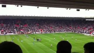 Saints v Pompey start of match 7/4/12