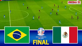 BRAZIL vs MEXICO | COPA AMERICA FINAL | Full Match All Goals 2024 | eFootball PES Gameplay