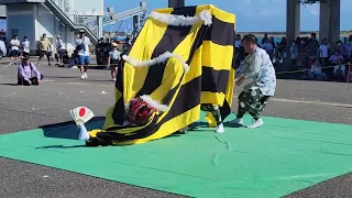 令和５年～新宮三輪崎八幡神社例大祭～【三輪崎の獅子舞～扇の舞】