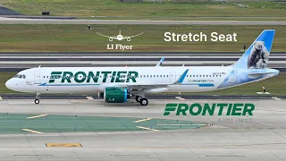 TRIP REPORT | Frontier Airlines | A321neo | West Palm Beach (PBI) to Islip (ISP) | Stretch Seat