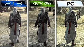 Assassin's Creed 1 (2007) PS3 vs XBOX 360 vs PC (Graphics, FPS, Loading Time)