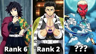 All 12 HASHIRA in Demon Slayer Ranked!