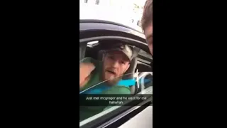 Conor mcgregor punches fan's phone