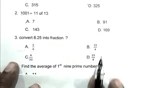 Navodaya Vidyalaya Class 6th model paper   2021 Math Part 75 navodaya Vidyalaya entrance Exam 2021