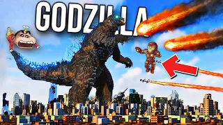 6 WAYS TO KILL THE EVIL GODZILLA IN TEARDOWN WITH SHINCHAN AND CHOP | IAMBOLT GAMING