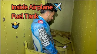 AIRPLANE FUEL TANK ENTRY and CRITICAL inspection  #airplane #video #foryou