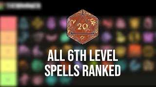 The Best Spells in the Game! - BG3 6th Level Spells Tier List