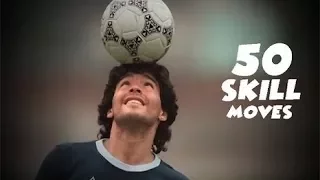 Diego Maradona Top 50 Amazing Skill Moves Ever | Is this guy the best in history? D10S | Top