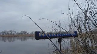 Ось така вона рибалка в березні! Початок з фідера.