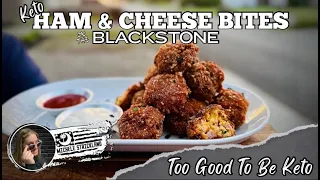 Keto Ham & Cheese Bites| Too Good To Be Keto | Michele’s Blackstone