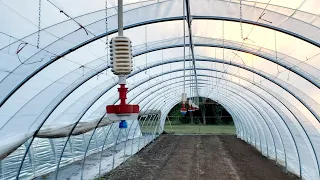 Caterpillar Tunnel Overhead Irrigation