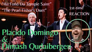 Dimash Qudaibergen and Placido Domingo - Coach REACTS to "Au Fond Du Temple Saint"