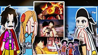 Past ASL parents react to Luffy ||onepice|| part 2/3