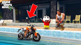 Shinchan Franklin Buying Mini bike GTA V - Franklin Nobita Mini bike GTAV