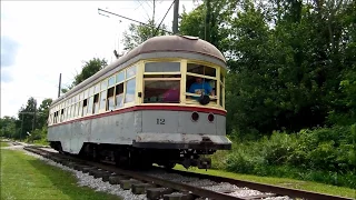 Shaker Heights Rapid Transit Car 12 at the NORM Members Picnic 2017