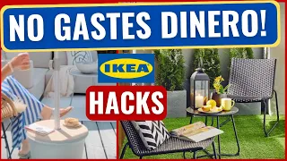 IKEA |TRUCOS GENIALES PARA  TERRAZAS, JARDINES  CON POCO  DINERO 😉 |GENIUS HACKS#ikeahack