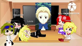 Black butler reacts to Ciel future as Louis[Sebastian/Sebastian[Black Butler] x Ciel/Louis]