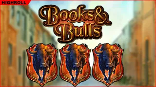 🐂HIGHROLL🐂 | Books & Bulls Gamomat Casino Big Win Livestream Gambling Freespins Bonus