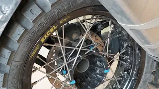 2021 BMW R1250GS Broken and Loose Rear Wheel Spokes Ep. 4