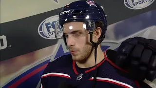 Alexander Wennberg identifies shot accuracy as a factor in the Jackets loss to Toronto