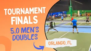 Finals of local 5.0 Men's Doubles Pickleball Tournament in Florida
