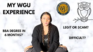 MY HONEST REVIEW OF WESTERN GOVERNORS UNIVERSITY: WGU REVIEW