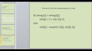 Shortest Common Supersequence Problem