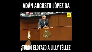 Adán Augusto da tremendo elotazo a Lilly Téllez 😏