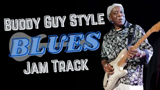 Buddy Guy Style Blues Backing Track in E