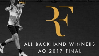 Roger Federer All Backhand Winners Australian Open 2017 Final