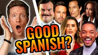 Polyglot Reacts: 10 Celebs Speaking Spanish