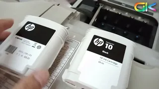 How to Replace HP500 Plotter Ink Cartridge
