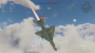 War Thunder; MiG-21PFM; I didn't even know what hit me at the end; Air Realistic