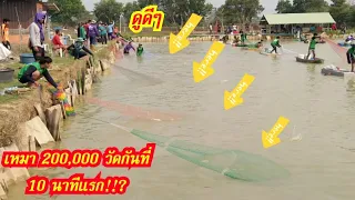 #ระทึก!!กันทั้งบ่อเหมาสระ 200,000 ลงแหวัดกันที่ 10 นาทีแรก!!?