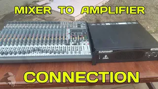 How to Connect Mixer to Amplifier | Sound system Setup