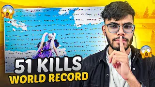 HIGHEST 51 KILLS in BGMI INDIA • WORLD RECORD By CASETOO