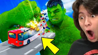 HULK ESMAGANDO CARROS NO TEARDOWN!! (Incrível)