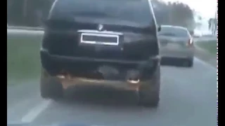 Погоня ДПС за BMW X5