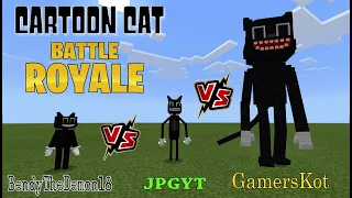 Cartoon Cat (BendytheDemon18) Vs Cartoon Cat (JPGYT) Vs Cartoon Cat (GamersKot) Minecraft PE