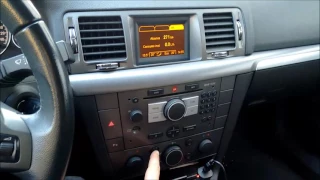 Vauxhall / Opel Vectra How to configure the air conditioning system