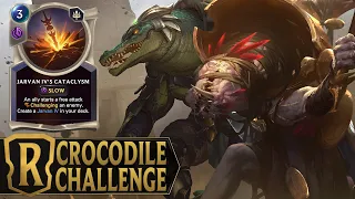 Crocodile Challenge - Renekton & Jarvan IV Deck - Legends of Runeterra Worldwalker Gameplay