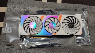 Unboxing and Pro Quality iGame GeForce RTX 3060 Ultra W OC 12G L V
