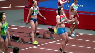 Beautiful Romanian Marina Andreea Baboi Athletes Indoor Championship