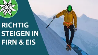 Bewegungstechnik in Firn und Eis | SicherAmBerg Hochtouren #04