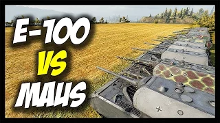► World of Tanks: 15 x Maus vs 15 x E-100 - The Battle Of Super-Heavy Tanks - Face Off #8